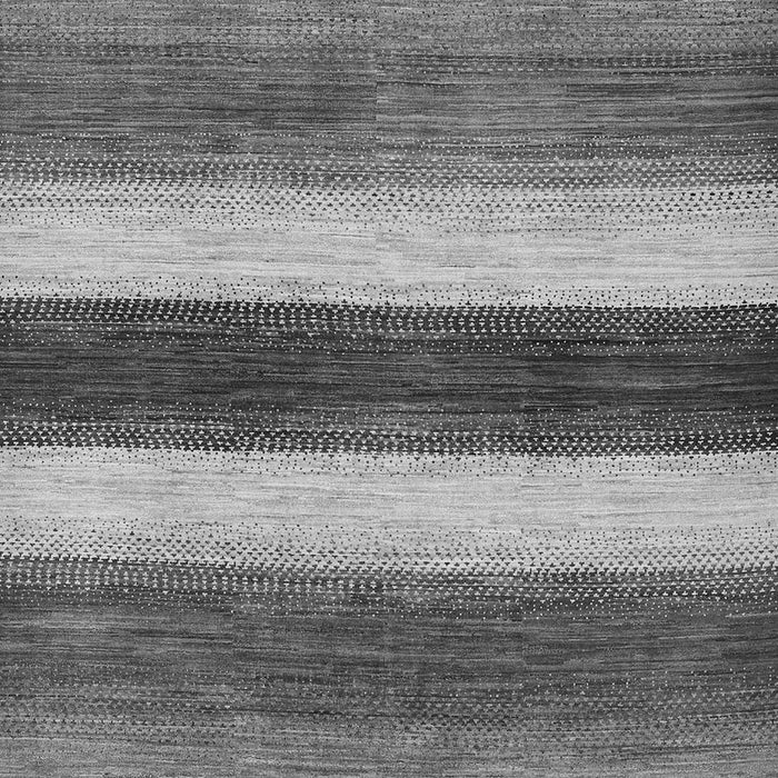Serging Thickness of Machine Washable Abstract Gray Contemporary Rug, wshcon303gry