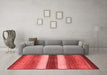 Contemporary Red Washable Rugs