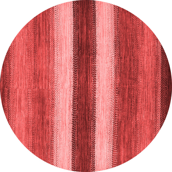 Machine Washable Abstract Red Contemporary Rug, wshcon303red