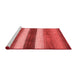 Contemporary Red Washable Rugs