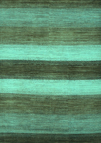 Abstract Turquoise Contemporary Rug, con303turq