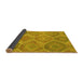 Sideview of Southwestern Yellow Country Rug, con3040yw