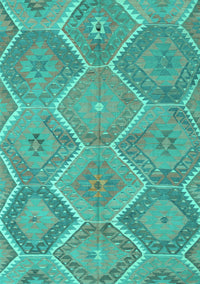 Southwestern Turquoise Country Rug, con3040turq