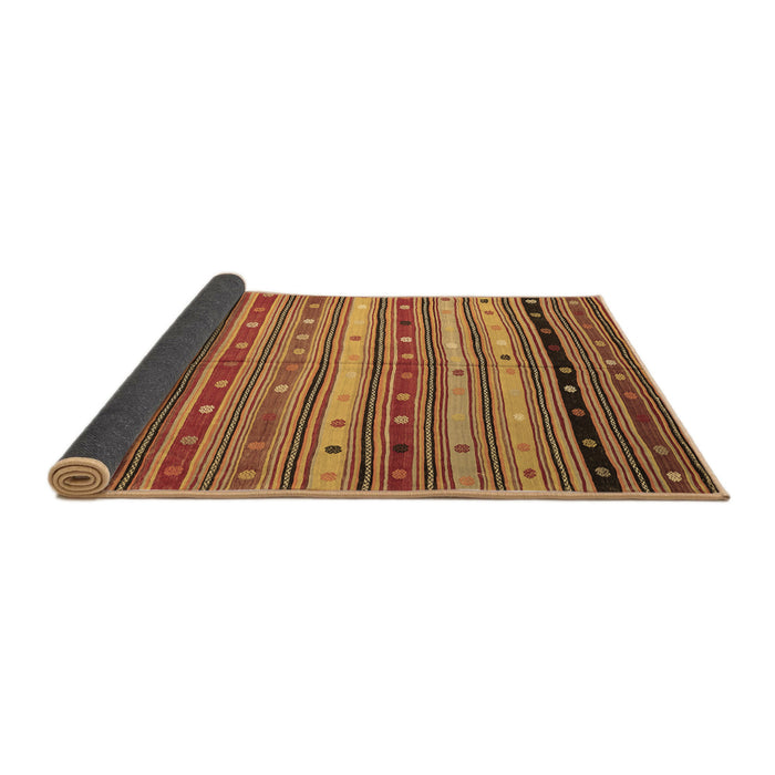 Sideview of Southwestern Brown Country Rug, con3041brn