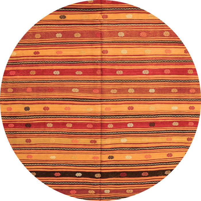 Machine Washable Southwestern Orange Country Area Rugs, wshcon3041org
