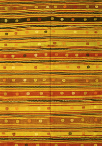 Southwestern Yellow Country Rug, con3041yw