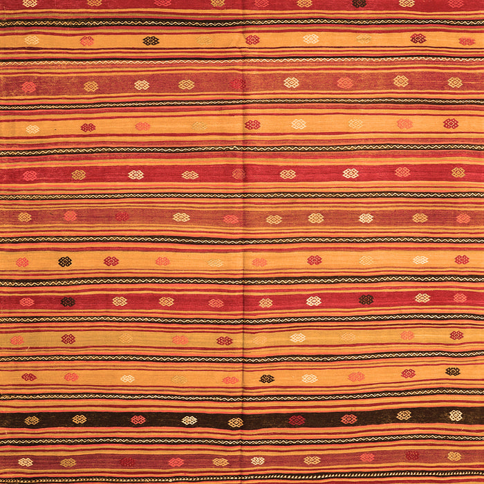 Serging Thickness of Southwestern Orange Country Rug, con3041org