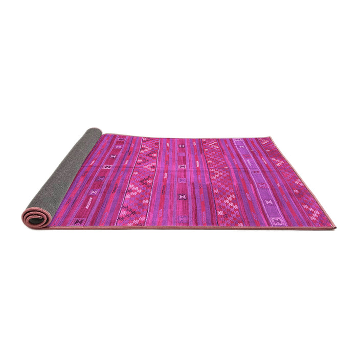 Sideview of Oriental Pink Traditional Rug, con3042pnk