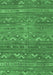 Machine Washable Oriental Emerald Green Traditional Area Rugs, wshcon3042emgrn