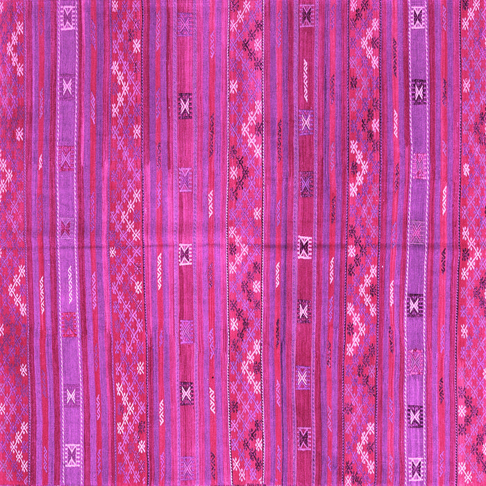 Square Oriental Pink Traditional Rug, con3042pnk