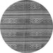 Machine Washable Southwestern Gray Country Rug, wshcon3043gry