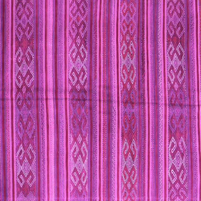 Square Machine Washable Southwestern Pink Country Rug, wshcon3043pnk