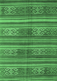 Southwestern Emerald Green Country Rug, con3043emgrn