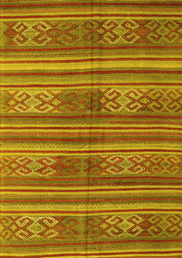 Southwestern Yellow Country Rug, con3043yw