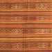 Serging Thickness of Southwestern Orange Country Rug, con3043org