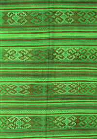 Southwestern Green Country Rug, con3043grn