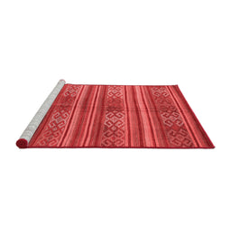 Country Red Washable Rugs