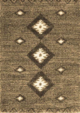 Abstract Brown Contemporary Rug, con3044brn