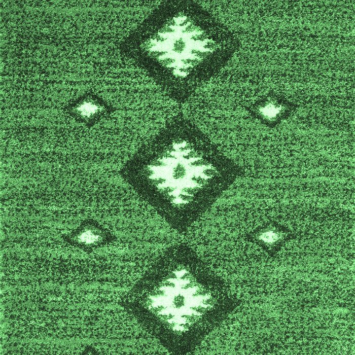 Abstract Emerald Green Contemporary Rug, con3044emgrn