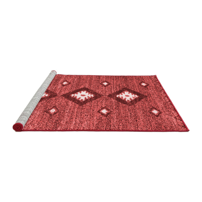 Contemporary Red Washable Rugs