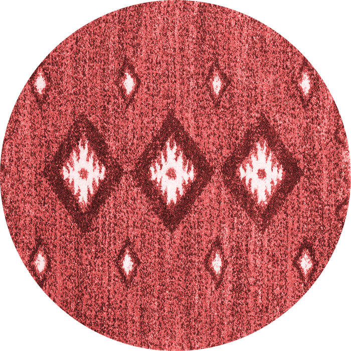 Machine Washable Abstract Red Contemporary Rug, wshcon3044red