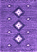 Machine Washable Abstract Purple Contemporary Area Rugs, wshcon3044pur