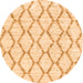 Machine Washable Trellis Orange Modern Area Rugs, wshcon3045org