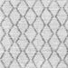 Serging Thickness of Trellis Gray Modern Rug, con3045gry