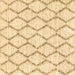 Square Machine Washable Trellis Brown Modern Rug, wshcon3045brn