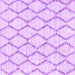 Square Machine Washable Trellis Purple Modern Area Rugs, wshcon3045pur