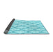 Sideview of Trellis Light Blue Modern Rug, con3045lblu