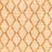 Serging Thickness of Trellis Orange Modern Rug, con3045org