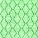 Square Trellis Emerald Green Modern Rug, con3045emgrn