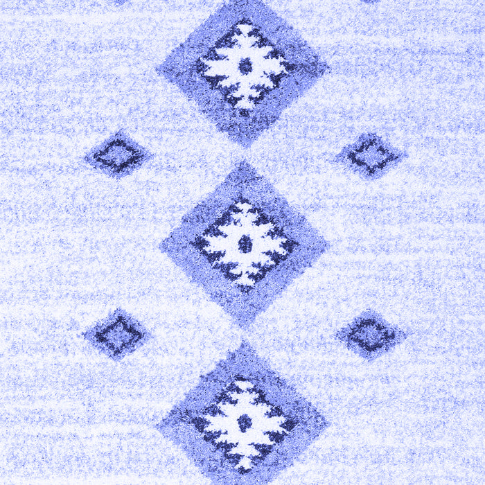 Abstract Blue Contemporary Rug, con3046blu