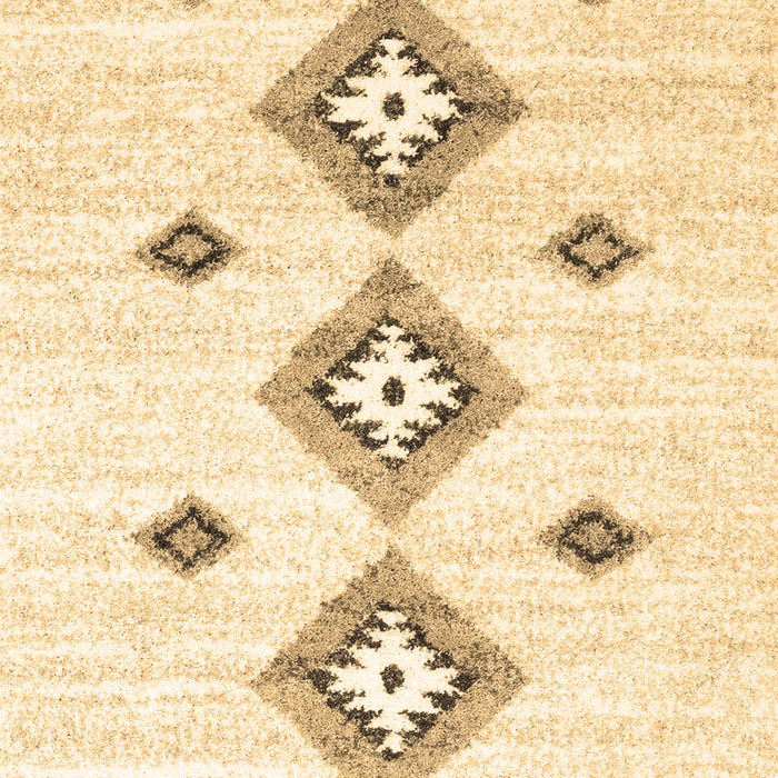 Machine Washable Abstract Brown Contemporary Rug, wshcon3046brn