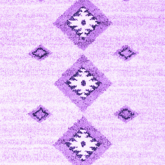 Abstract Purple Contemporary Rug, con3046pur