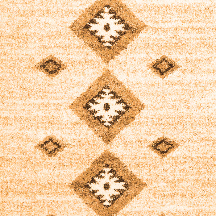 Serging Thickness of Machine Washable Abstract Orange Contemporary Area Rugs, wshcon3046org