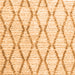 Serging Thickness of Trellis Orange Modern Rug, con3047org