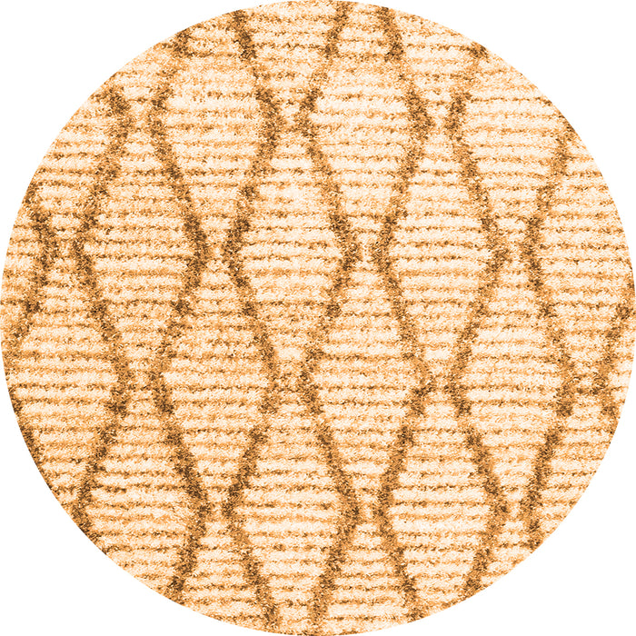 Square Trellis Orange Modern Rug, con3047org