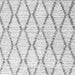 Serging Thickness of Trellis Gray Modern Rug, con3047gry