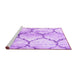 Sideview of Machine Washable CON3048X Purple CON3048X Area Rugs, wshcon3048pur