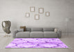 Machine Washable CON3048X Purple CON3048X Area Rugs in a Living Room, wshcon3048pur