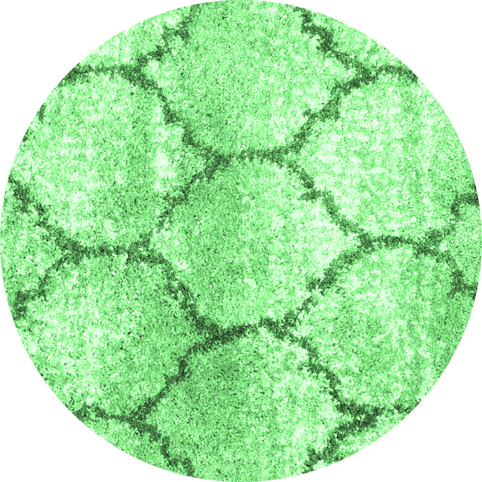 Round Machine Washable CON3048X Emerald Green CON3048X Area Rugs, wshcon3048emgrn
