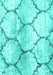 Machine Washable CON3048X Turquoise CON3048X Area Rugs, wshcon3048turq