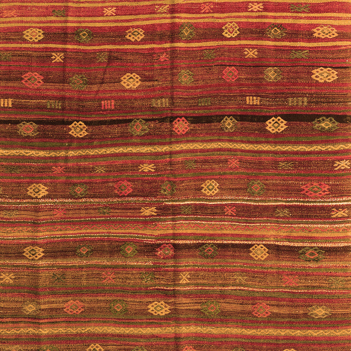 Serging Thickness of Machine Washable CON3049X Orange CON3049X Area Rugs, wshcon3049org