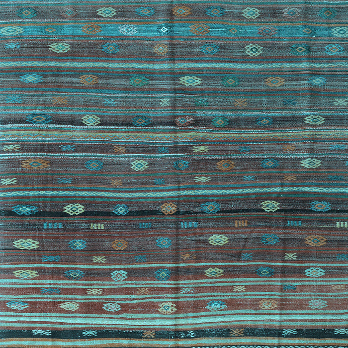 Square Machine Washable CON3049X Light Blue CON3049X Rug, wshcon3049lblu