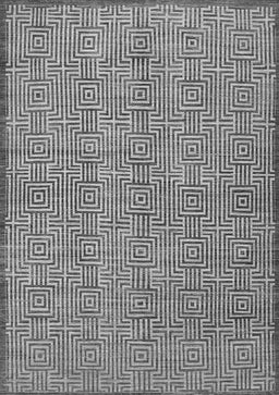 Abstract Gray Contemporary Rug, con304gry