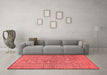 Contemporary Red Washable Rugs