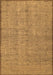 Abstract Brown Contemporary Rug, con304brn