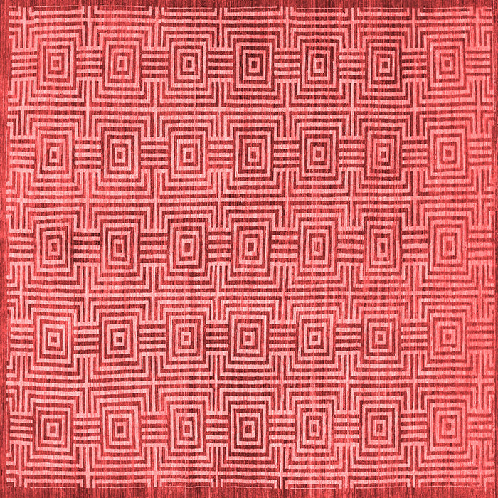 Abstract Red Contemporary Rug, con304red